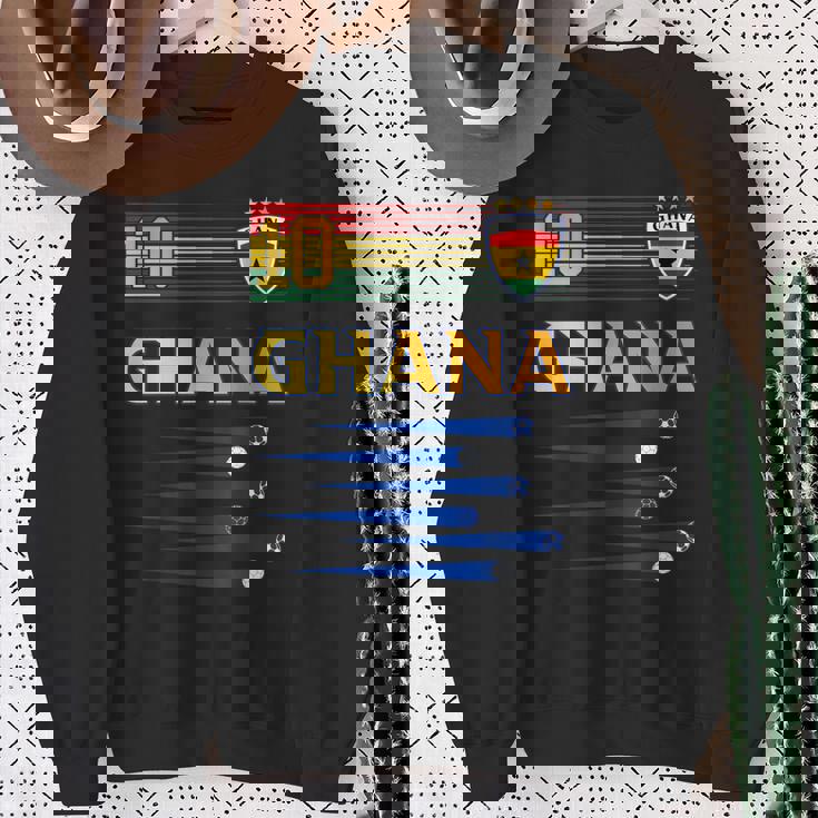 ガーナ サッカージャージ ガーナ国旗 サッカー愛好家 スウェットシャツ 年配の女性への贈り物