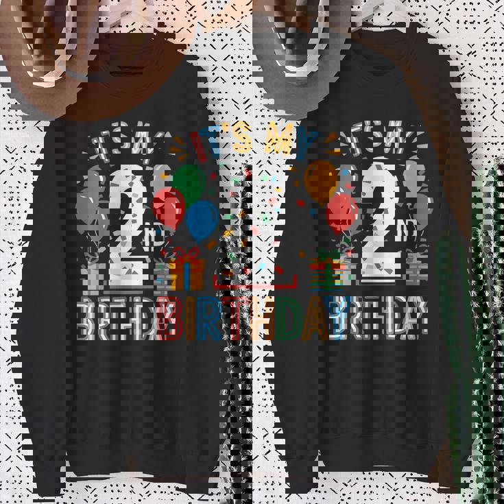 キッズ キッズ 2 歳の誕生日シャツ 男の子 幼児 2 人 2 歳の誕生日 スウェットシャツ 年配の女性への贈り物