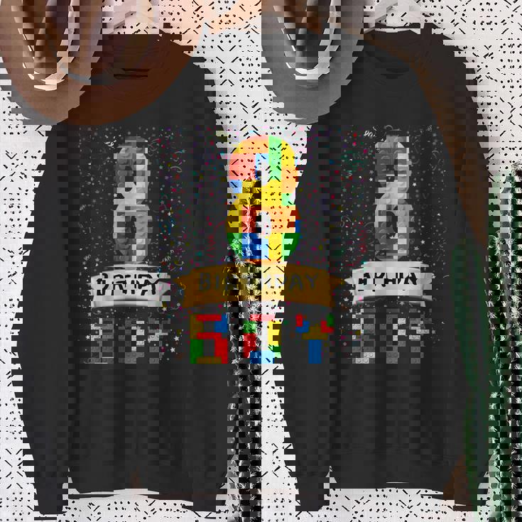 キッズ 8歳の誕生日 男の子 8歳 積み木 8歳の誕生日 男の子 スウェットシャツ 年配の女性への贈り物