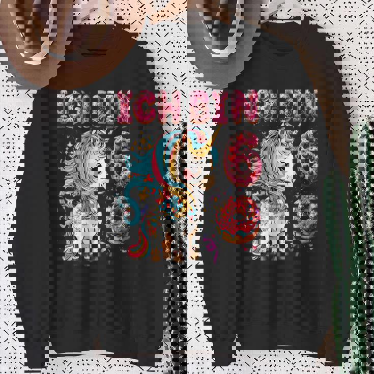 キッズ Kinder Ich Binchon 6 誕生日 ユニコーン 6歳 スウェットシャツ 年配の女性への贈り物