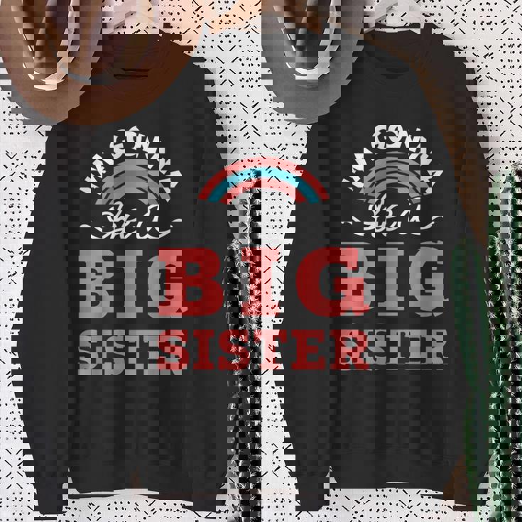 キッズ 幼児用シャツ Im Gonna Be A Bigister スウェットシャツ 年配の女性への贈り物