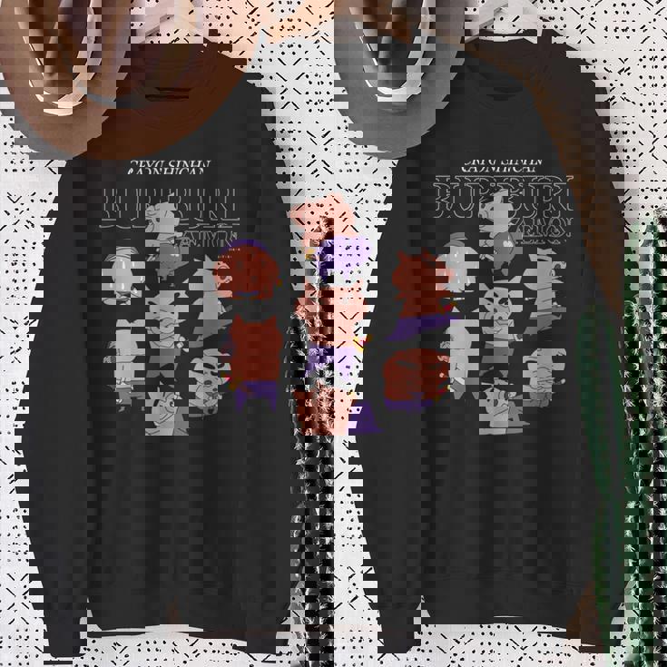 クレヨンしんちゃん いろいろぶりぶりざえもん 長袖tシャツ スウェットシャツ 年配の女性への贈り物