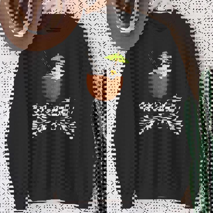 ココナッツ サマーフルーツ おもしろココナッツ スウェットシャツ 年配の女性への贈り物