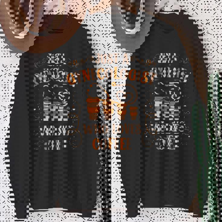 コーヒー好きが大好きなただの婦人科医産婦人科 スウェットシャツ 年配の女性への贈り物