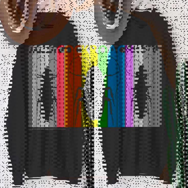 ゴキブリ目 レインボー ゴキブリ目 野生動物 スウェットシャツ 年配の女性への贈り物