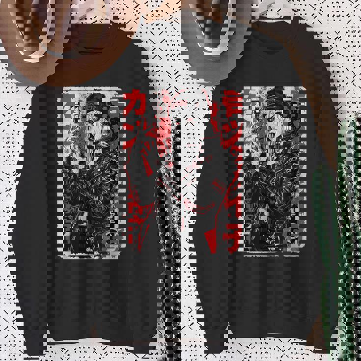 サイバーパンク パンクガール 日本のストリートウェア スウェットシャツ 年配の女性への贈り物