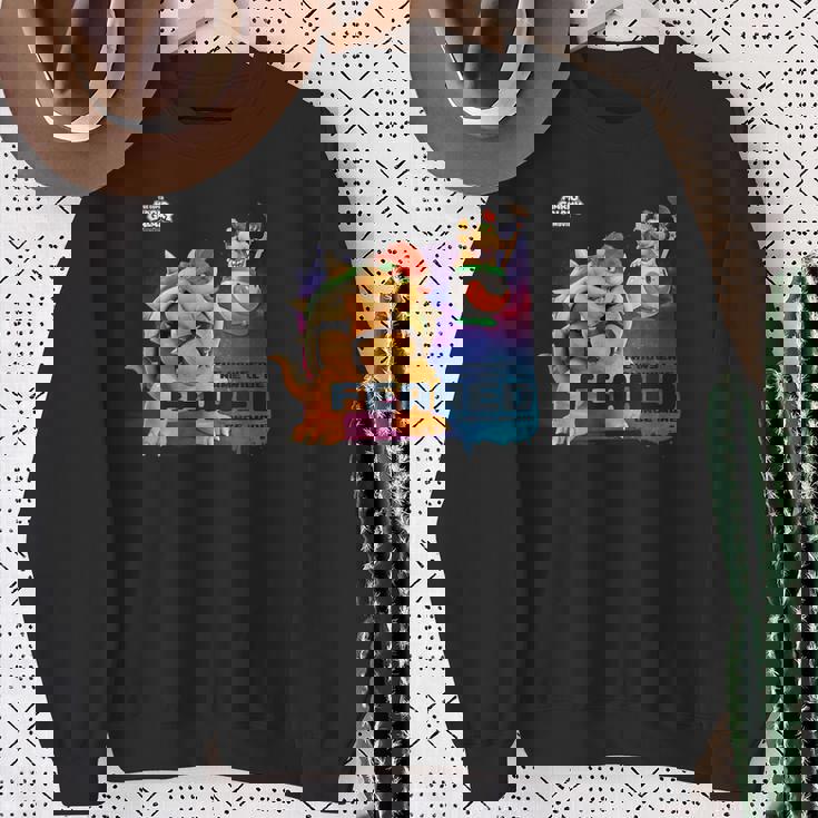 ザ・スーパーマリオギャラクシー・ムービー Bowser Feared スウェットシャツ 年配の女性への贈り物