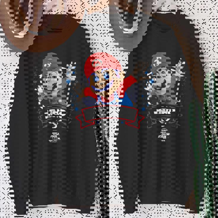 ザ・スーパーマリオギャラクシー・ムービー Mario Champion スウェットシャツ 年配の女性への贈り物