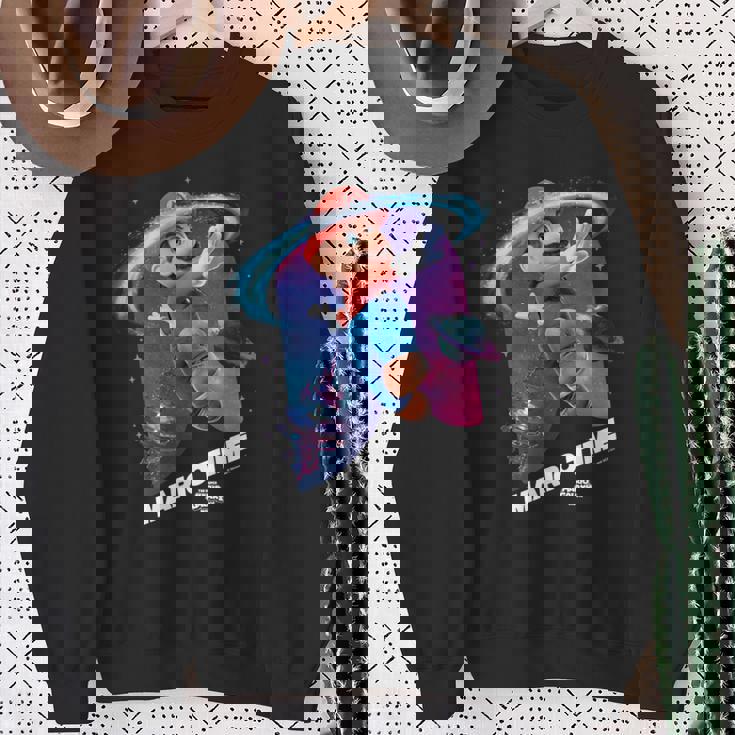 ザ・スーパーマリオギャラクシー・ムービー Mario Time 長袖tシャツ スウェットシャツ 年配の女性への贈り物