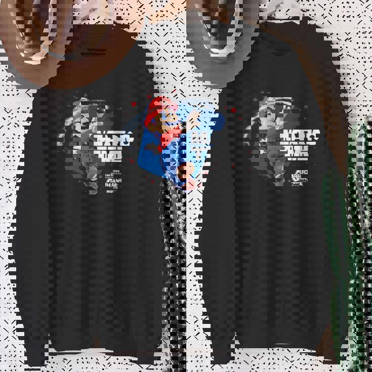 ザ・スーパーマリオギャラクシー・ムービー Timepin スウェットシャツ 年配の女性への贈り物