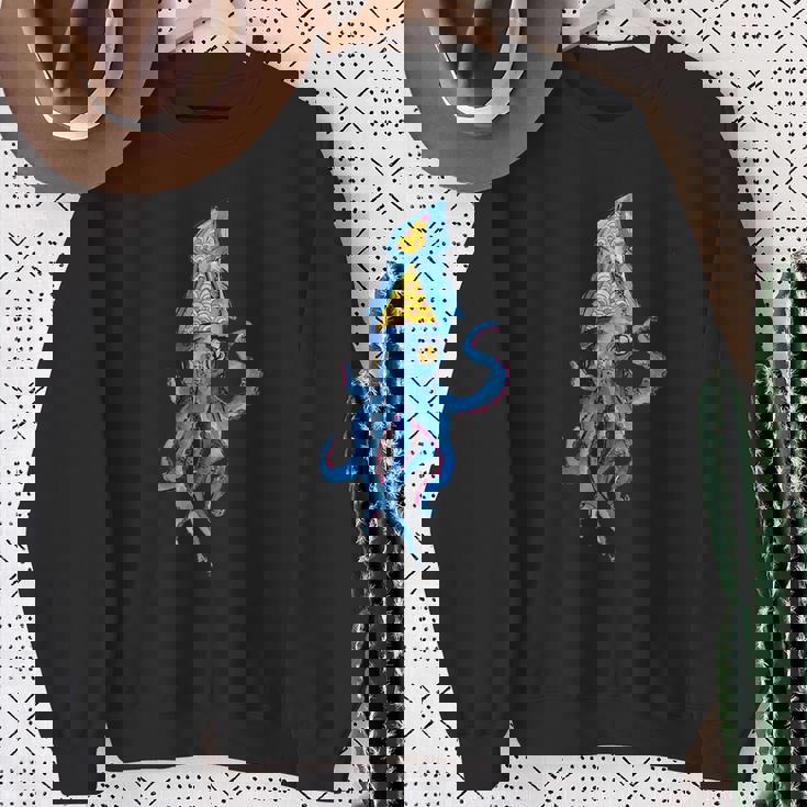 シュールリアルブルーイカ スウェットシャツ 年配の女性への贈り物