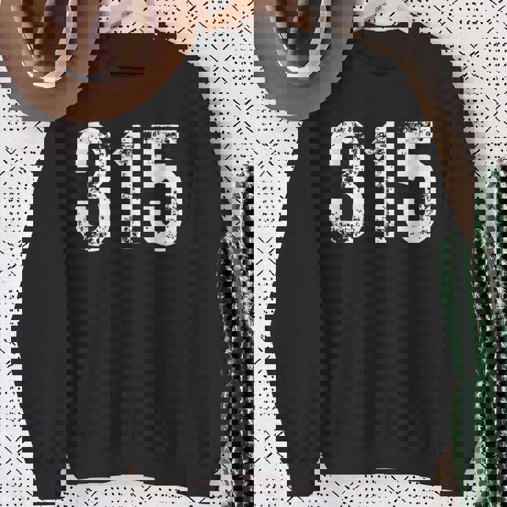 シラキュース ニューヨークアップステート315用エリアコード315。 スウェットシャツ 年配の女性への贈り物