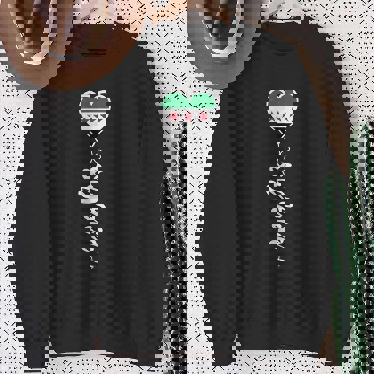 シリア国旗 ダマスカス シリア国旗 I Loveyria スウェットシャツ 年配の女性への贈り物