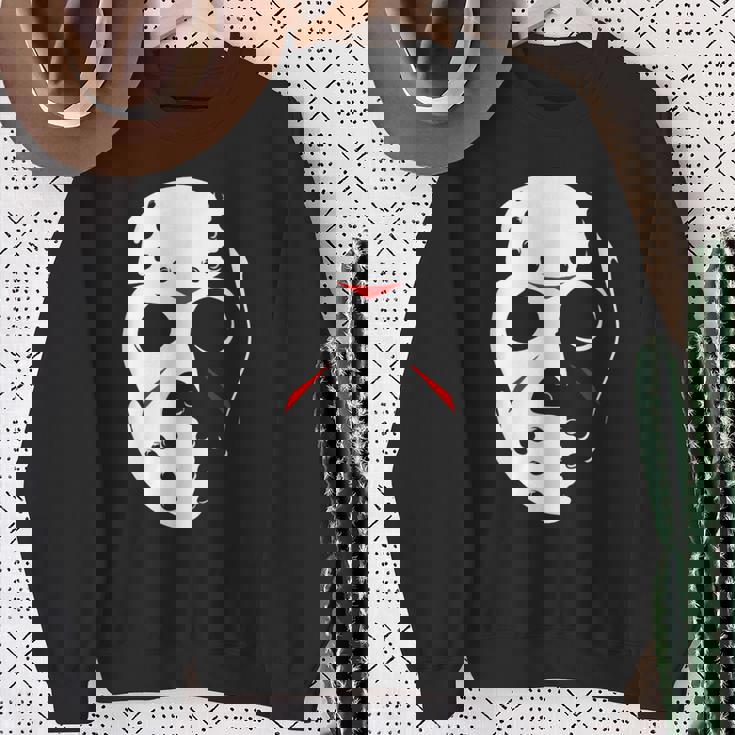 ジェイソンホッケーマスク ハロウィンシャツ 13日の金曜日 スウェットシャツ 年配の女性への贈り物