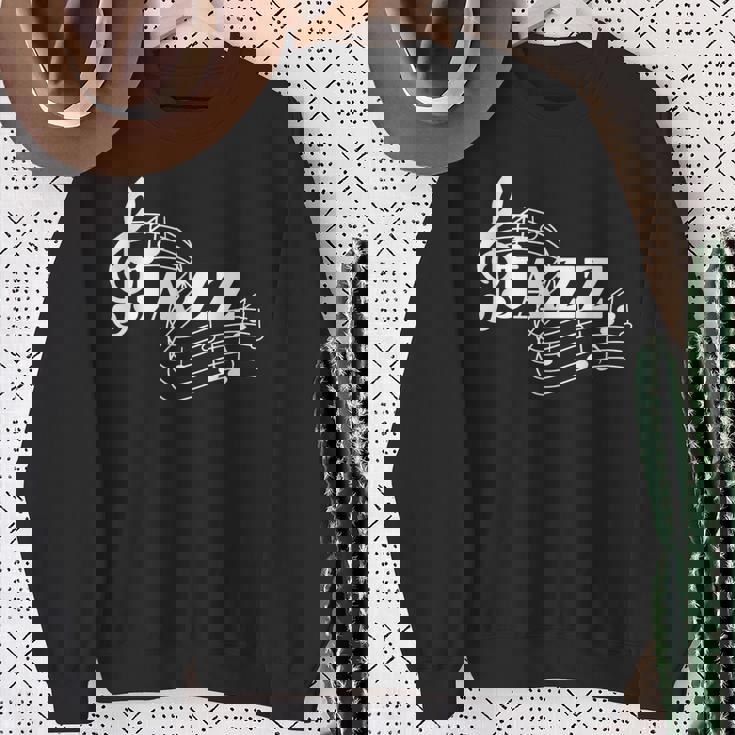 ジャズミュージシャン 楽譜 ジャズノート スウェットシャツ 年配の女性への贈り物