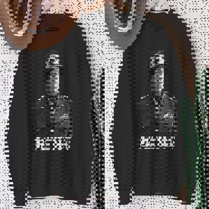 ジョージ・パットン 第二次世界大戦 勝利 記念 独立記念日 長袖tシャツ スウェットシャツ 年配の女性への贈り物