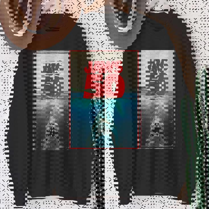 ジョーズ 50 ジョーズ 2025 セレブレーション クラシック スウェットシャツ 年配の女性への贈り物