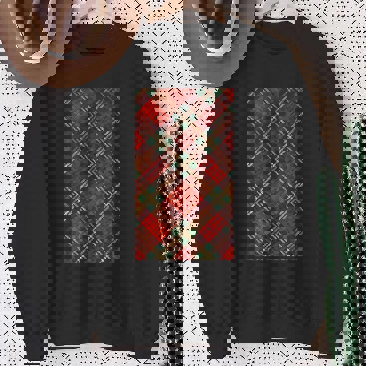 スコットランドのタータンチェック柄。 スウェットシャツ 年配の女性への贈り物