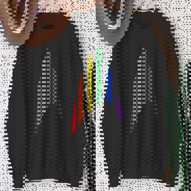 スタートレック オリジナルシリーズ プライドレインボーデルタ 長袖tシャツ スウェットシャツ 年配の女性への贈り物