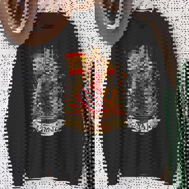 スペイン フラメンコ セビリア アンダルシア バルセロナ スウェットシャツ 年配の女性への贈り物