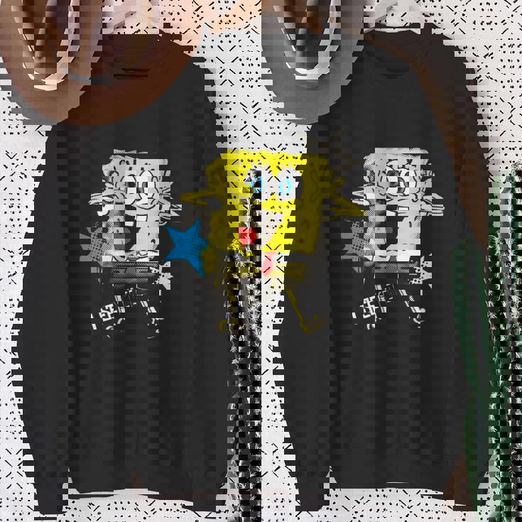 スポンジボブ スクエアパンツ スポンジボブee You 長袖tシャツ スウェットシャツ 年配の女性への贈り物