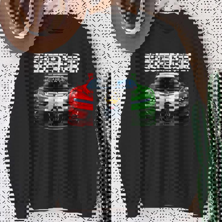 スポーツカーファンのためのスーtシャツ スウェットシャツ 年配の女性への贈り物