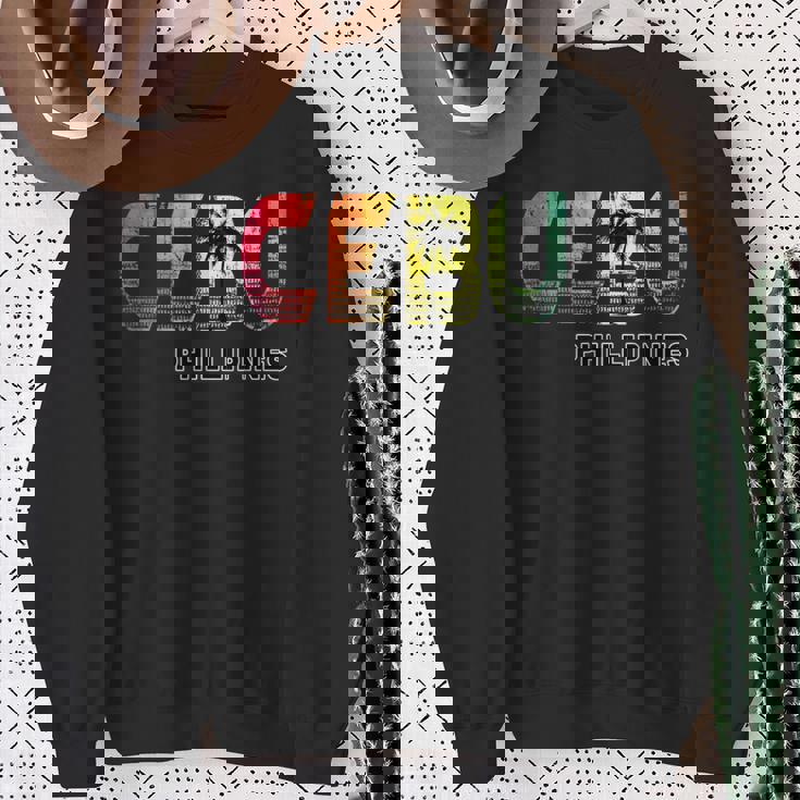 セブ島 フィリピンのセブ市 スウェットシャツ 年配の女性への贈り物