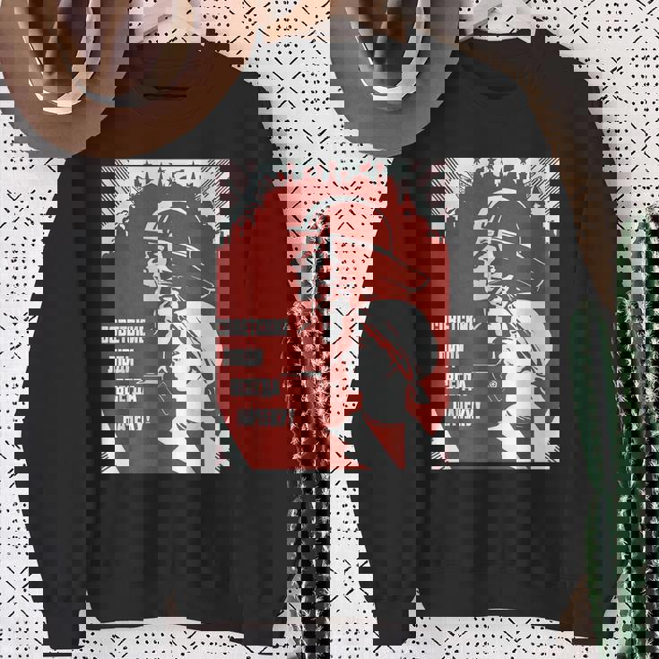 ソビエト連邦 ワーキングクラス プロパガンダポスター Cccp スウェットシャツ 年配の女性への贈り物