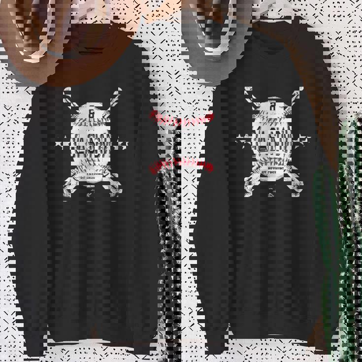 タイラー・グラスナウ・クロス・ベースボール・ゲームデー スウェットシャツ 年配の女性への贈り物