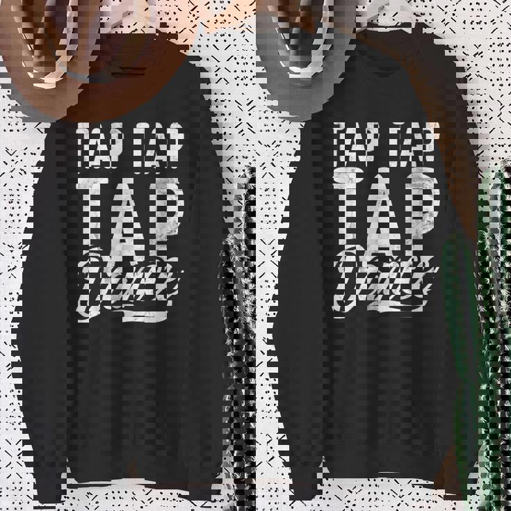 タップタップタップダンス 長袖tシャツ スウェットシャツ 年配の女性への贈り物