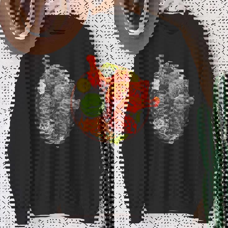 タンドオリ チキンカレー マサラ焼 インド辛口 スウェットシャツ 年配の女性への贈り物