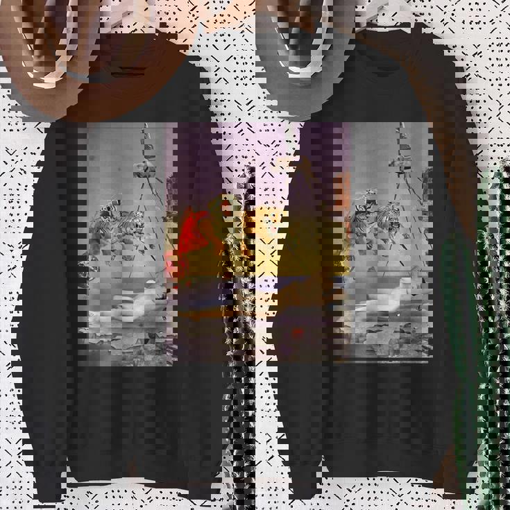 ダリの蜂の飛びによって生じる夢 スウェットシャツ 年配の女性への贈り物