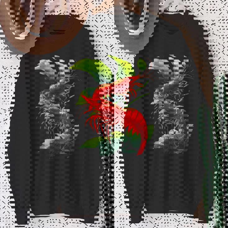 チェリーシュリンプ ブリーダー ネオカラディナ 淡水水族館 エビ スウェットシャツ 年配の女性への贈り物