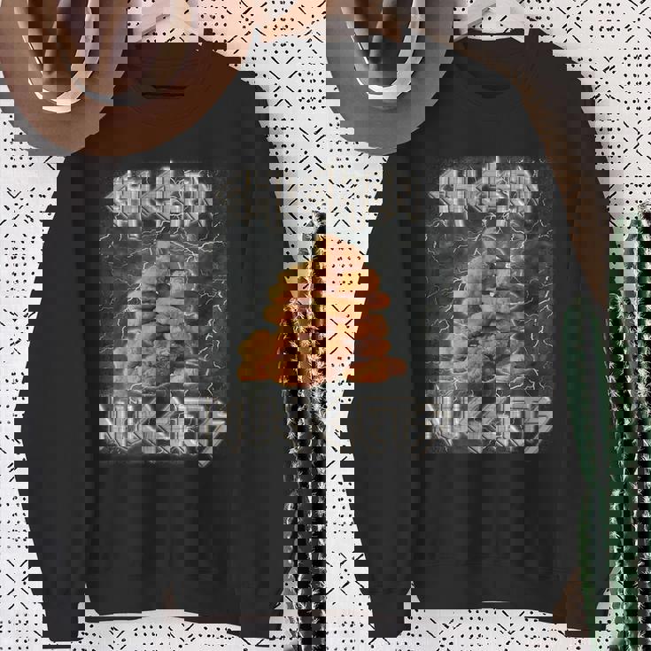 チキンナゲットシャツ 奇妙なチキンナゲット スウェットシャツ 年配の女性への贈り物