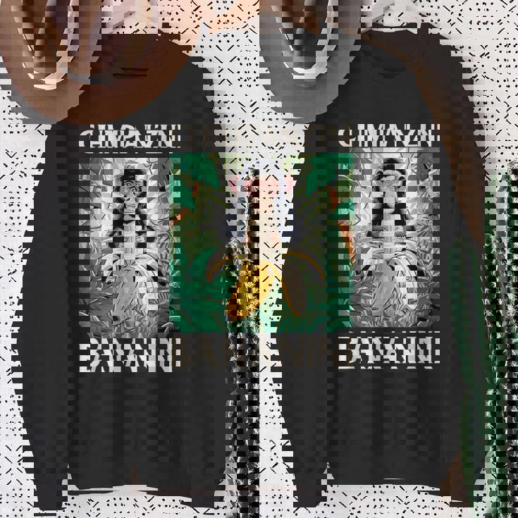 チンパンジーニ バナニーニ イタリアン ブレイン ロート ミーム スウェットシャツ 年配の女性への贈り物