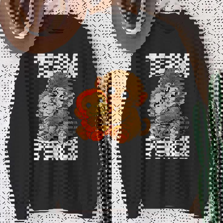 チームパンチ ザモンキー パンチ君 日本動物園 ぬいぐるみ スウェットシャツ 年配の女性への贈り物