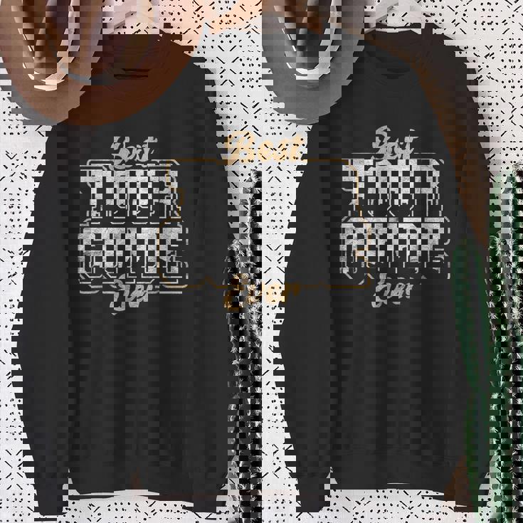 ツアーガイド ツアーコンダクター Best Tour Guide Ever スウェットシャツ 年配の女性への贈り物