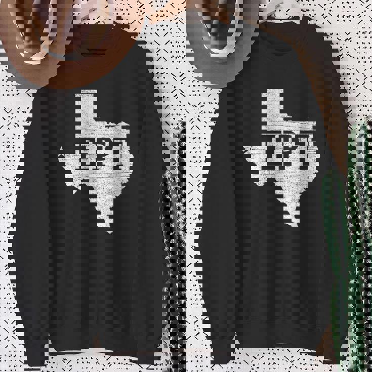 テキサスシルエットのept El Paso Txデザイン。 スウェットシャツ 年配の女性への贈り物