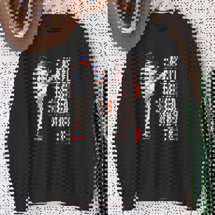 デトロイト・タリック・スクーバル-Kなしではスクーバルは綴れない スウェットシャツ 年配の女性への贈り物