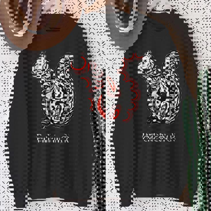 トライバル リス ペンドルトン オレゴン Pnw ネイティブアメリカン スウェットシャツ 年配の女性への贈り物