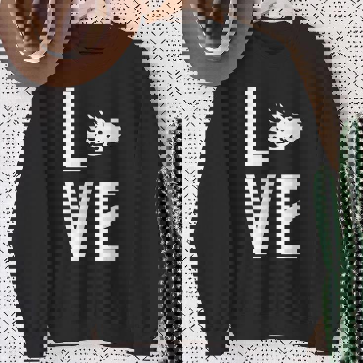 トリケラトプス好き、恐竜好き、古生物学者 長袖tシャツ スウェットシャツ 年配の女性への贈り物