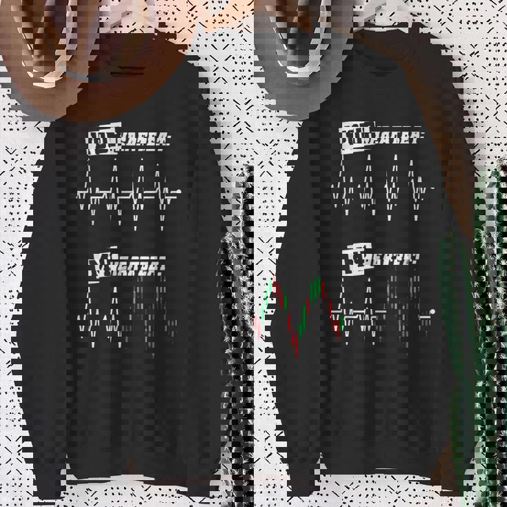 トレーダー ハートビート マイハートビート 株 株式市場 Fx取引 スウェットシャツ 年配の女性への贈り物