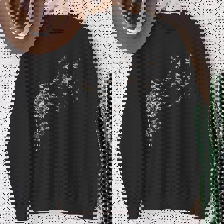 トンボ タンポポ スウェットシャツ 年配の女性への贈り物