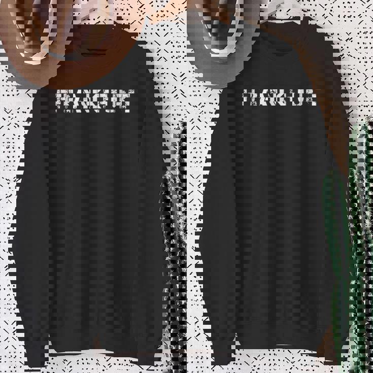 ドイツ フランクフルト スウェットシャツ 年配の女性への贈り物