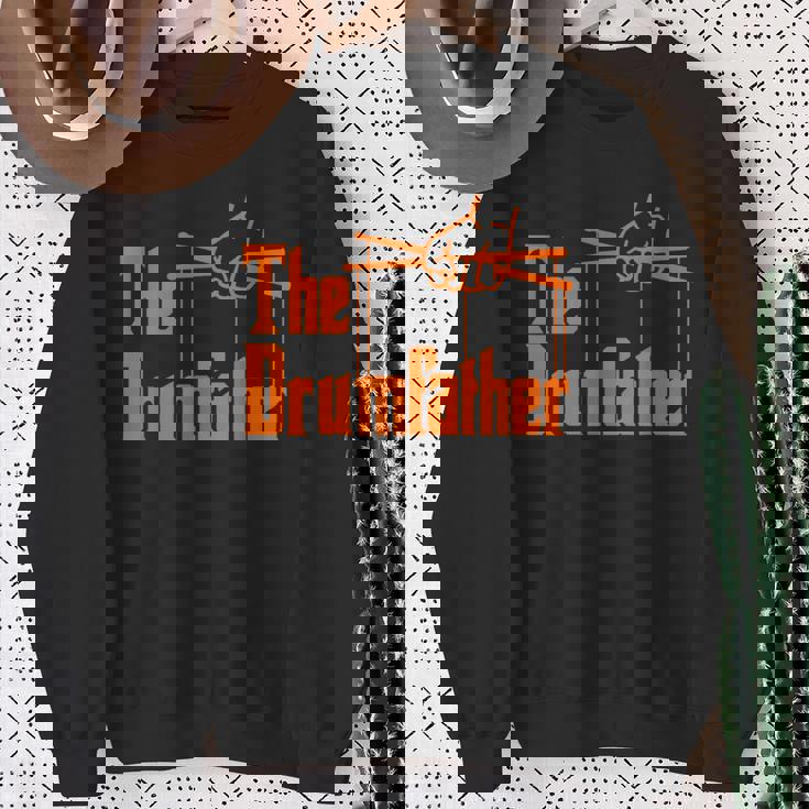 メンズ ドラマーのためのドラマーの面白い引用 スウェットシャツ 年配の女性への贈り物