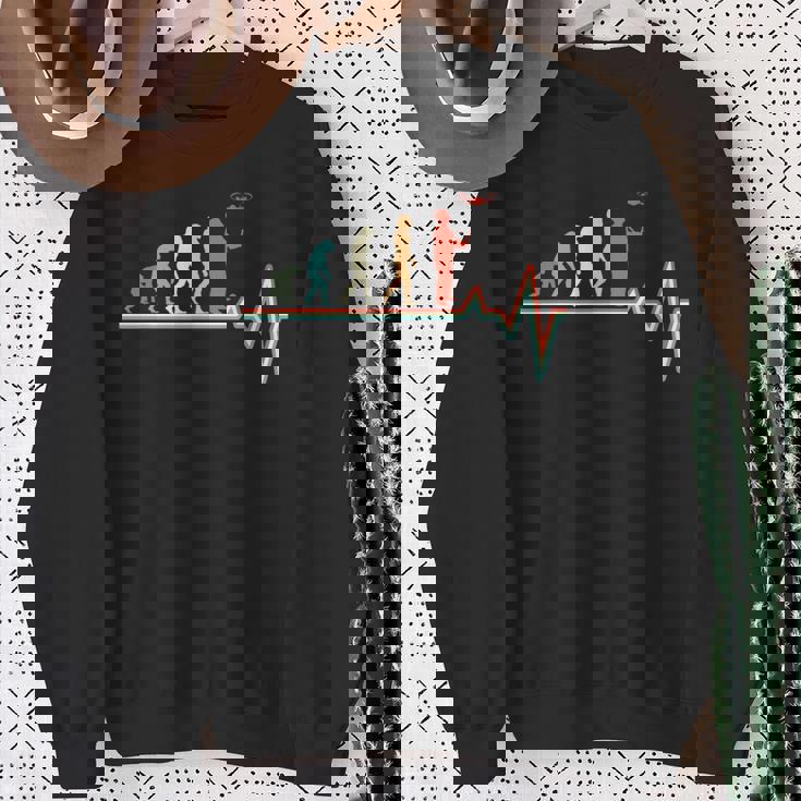 ドローンクワッドコプター進化ドローンパイロット スウェットシャツ 年配の女性への贈り物