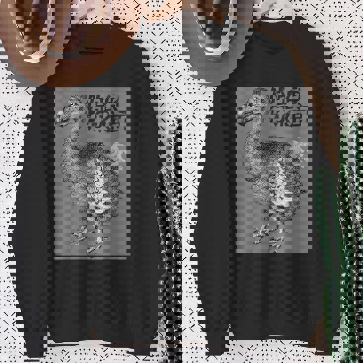 ドードー鳥、決して忘れない、動物種、ハト、ドローン、ドードー スウェットシャツ 年配の女性への贈り物