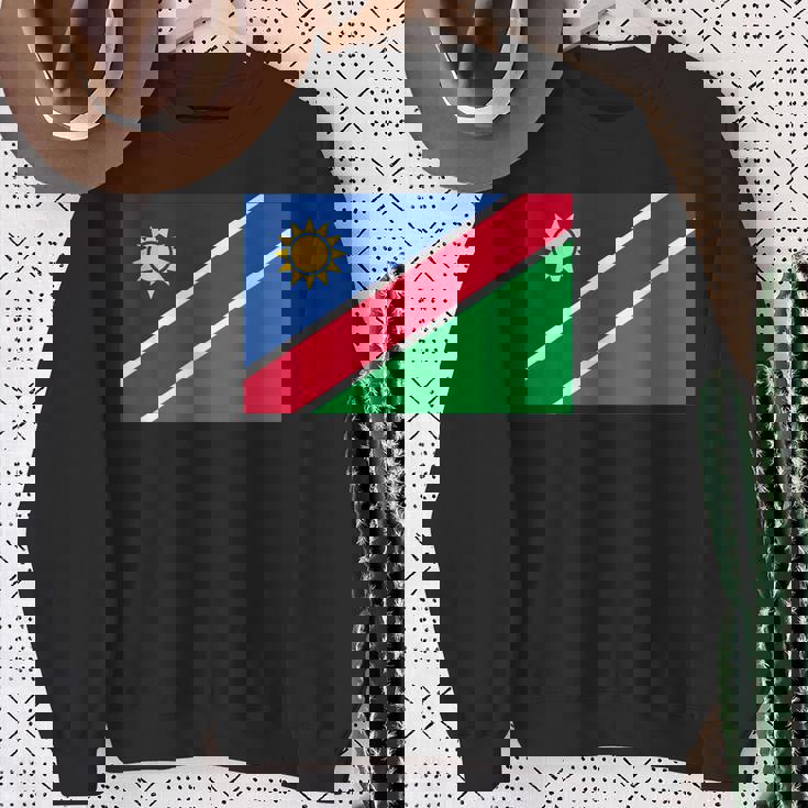 ナミビアの国旗 スウェットシャツ 年配の女性への贈り物