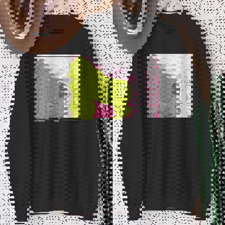 ニシゴリラのタロウさん 50 長袖tシャツ スウェットシャツ 年配の女性への贈り物