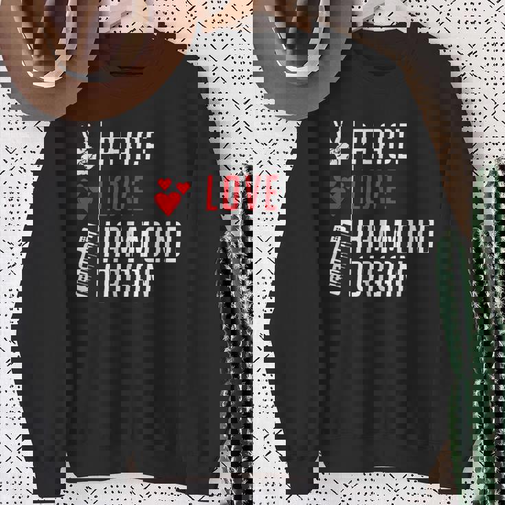 ハモンド・オルガン 特許音楽 スウェットシャツ 年配の女性への贈り物